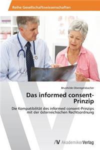 informed consent-Prinzip