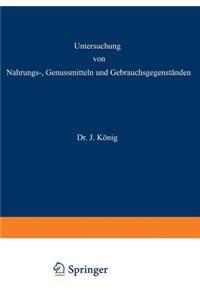 Untersuchung Von Nahrungs-, Genussmitteln Und Gebrauchsgegenständen