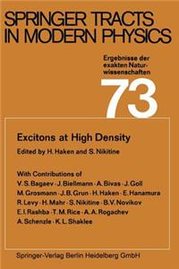 Excitons at High Density