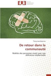 de Retour Dans La Communauté