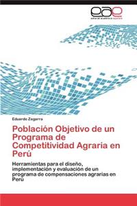 Población Objetivo de un Programa de Competitividad Agraria en Perú