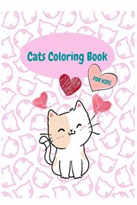 Cats Coloring Book For Kids