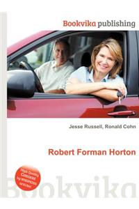Robert Forman Horton