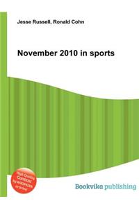 November 2010 in Sports