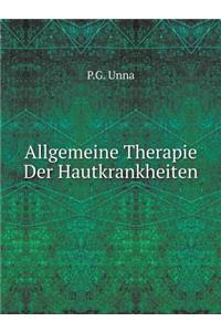 Allgemeine Therapie Der Hautkrankheiten