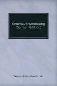 Generalversammlung (German Edition)