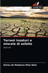 Terreni insaturi e miscele di asfalto