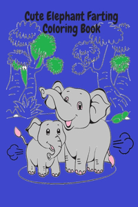 Elephant Farting Coloring Book