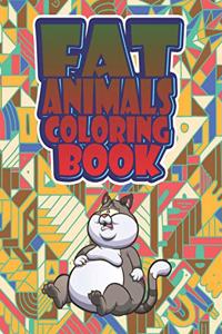 Fat Animals Coloring Book