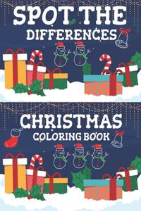 Spot the Differences Christmas Coloring Book