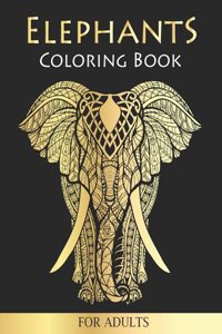 Elephant Coloring Book For Adults
