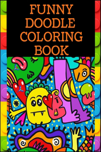 funny doodle coloring book: Zifflin's Coloring Book, Stress Relieving Doodle Designs, with 41Antistress Colouring Pages, large print (8.5 x 11)