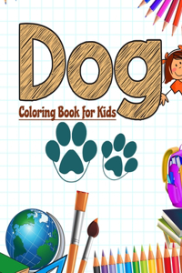 Dog Coloring Book for Kids