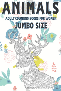 Adult Coloring Books for Women Jumbo size - Animals