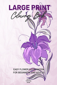 Large Print Coloring Book