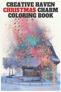 creative haven christmas charm coloring book