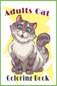 Adults Cat Coloring Book