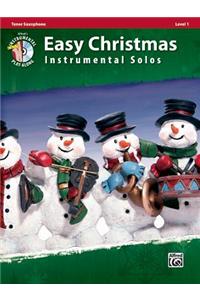Easy Christmas Instrumental Solos, Tenor Saxophone, Level 1