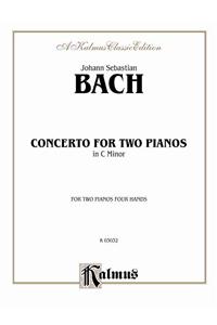 BACH CONCERTO 2 PIANOS C MINOR