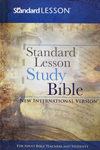 Niv(r) Standard Lesson Study Bible Hardcover W/ Commentary