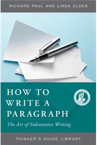 How to Write a Paragraph