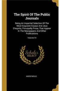 The Spirit Of The Public Journals