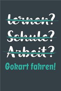 lernen? Schule? Arbeit? Gokart fahren!