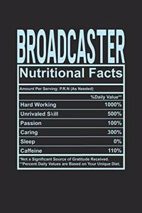 Broadcaster Nutritional Facts