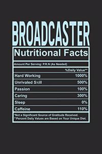 Broadcaster Nutritional Facts