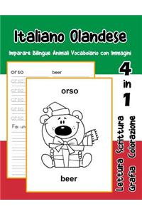 Italiano Olandese Imparare Bilingue Animali Vocabolario con Immagini