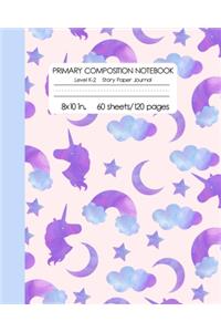 Primary Composition Notebook Level K-2 Story Paper Journal