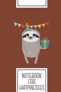 Notebook for Happinesses