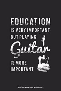 Guitar Tablature Notebook