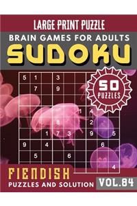 Fiendish Sudoku Large Print