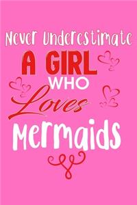 Never Underestimate A Girl Who Loves Mermaids