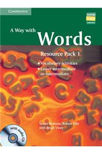 A Way with Words Lower-intermediate to Intermediate Book and Audio CD Resource Pack