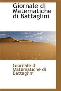 Giornale Di Matematiche Di Battaglini