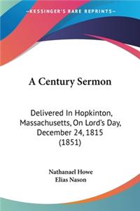 Century Sermon