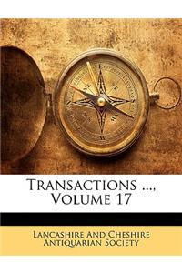 Transactions ..., Volume 17