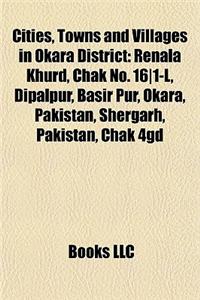 Cities, Towns and Villages in Okara District