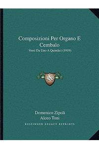 Composizioni Per Organo E Cembalo