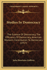 Studies In Democracy