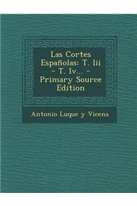 Las Cortes Espanolas