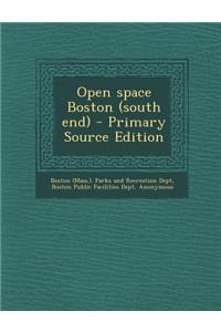 Open Space Boston (South End) - Primary Source Edition