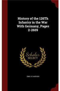 History of the 126th Infantry in the War with Germany, Pages 2-2659