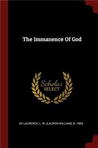 The Immanence of God