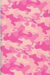 NIV Backpack Bible Camo Pink
