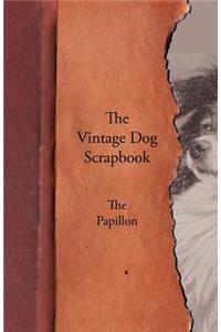 Vintage Dog Scrapbook - The Papillon