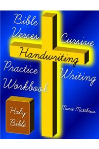 Bible Verses Cursive Handwriting Practice Writing Workbook