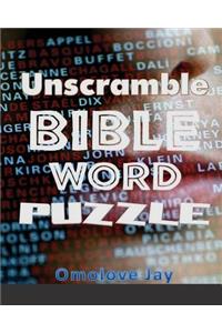 Unscramble BIBLE WORD Puzzles ?for Adults & Kids